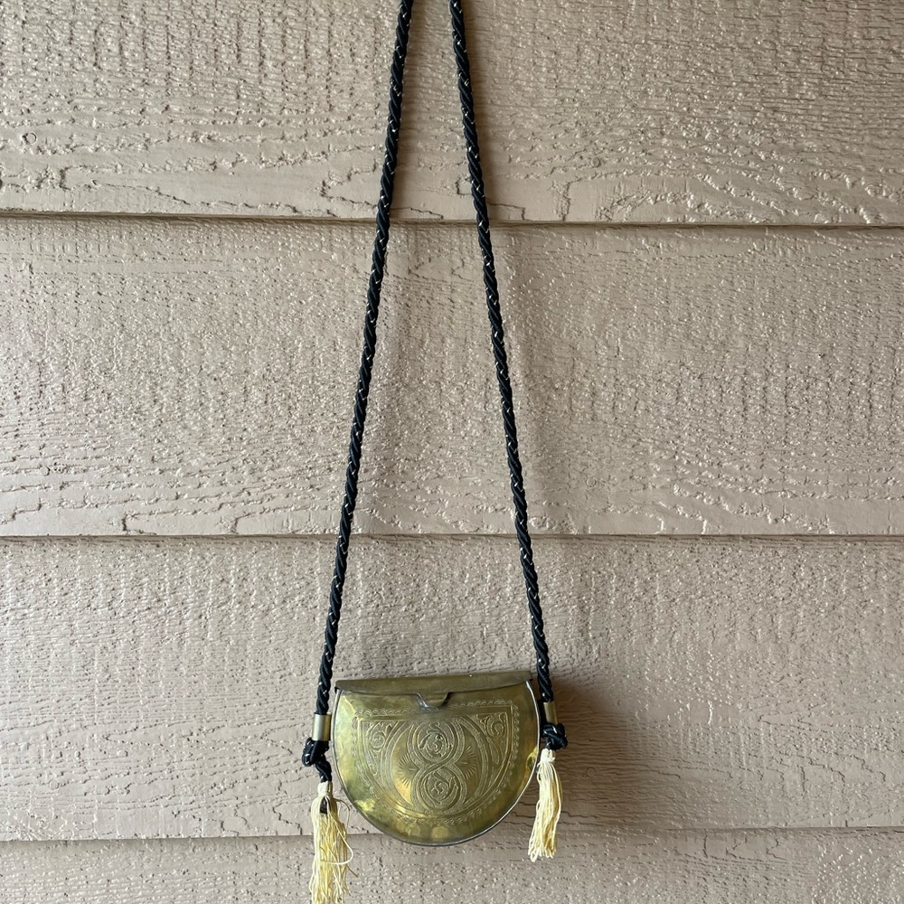 Bronze metal purse vintage